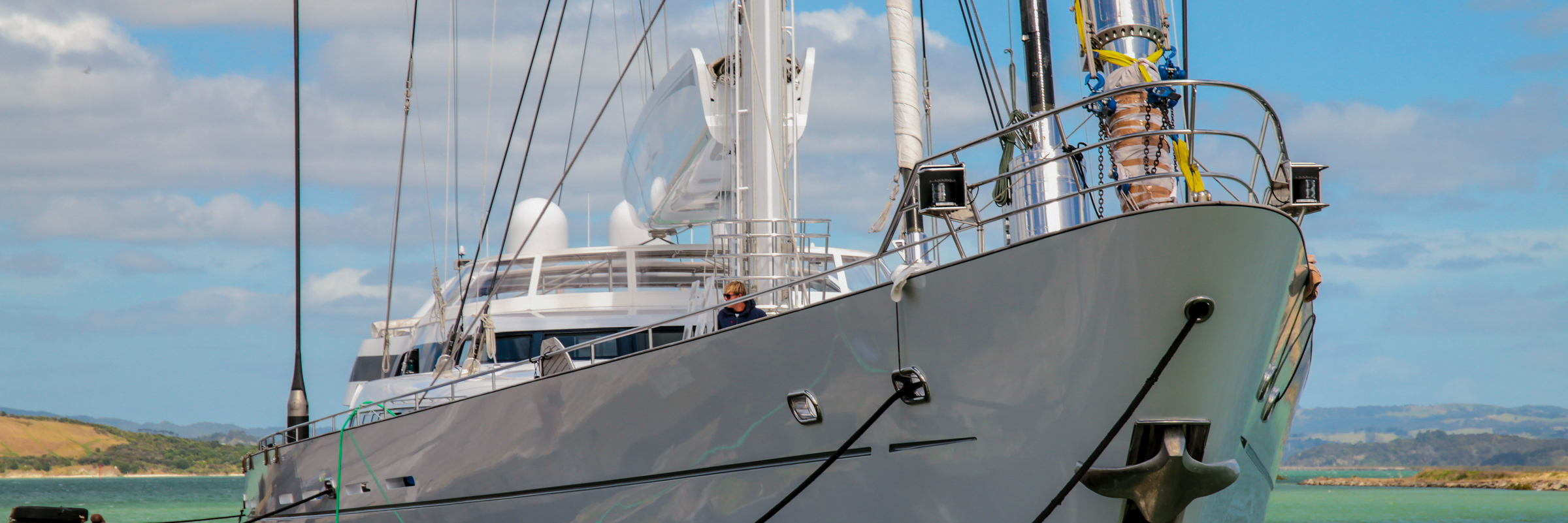 Yacht Berthed at Port Nikau in Whangarei
